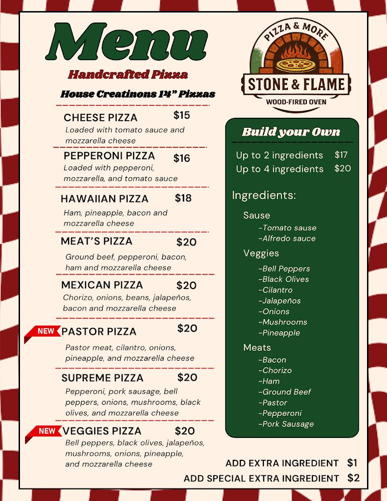 Stone & Flame Menu image 1